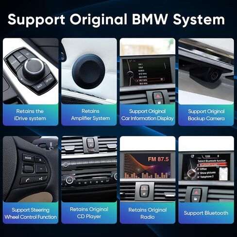 10.25 بوصة لاعب الوسائط المتعددة للسيارة لـ BMW NBT 3 4 Series F30 F31 F34 (2013-2016) نظام راديو لللمس التلقائي للمسار اللاسلكي (3S-NBT-168) in Kuwait