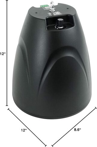 Rockville PEN-65T Black 6.5" 70V/100V/8-Ohm Hanging Pendant Speakers, Clear Sound, Easy Install, Durable Build, Perfect for Restaurants and Bars (6 Item) in Saudi Arabia