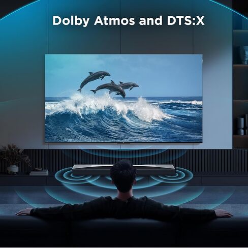 TCL Q75H Q Class 5.1.2 Soundbar مع Dolby Atmos و DTS: X و Ray Danz Technology و Wireless Sprofer و Bluetooth Music Streaming (متجدد) in Kuwait