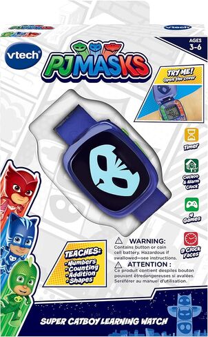 ساعة التعلم VTech PJ Masks Super Owlette، باللون الأحمر، من 36 شهرًا إلى 72 شهرًا in Saudi Arabia