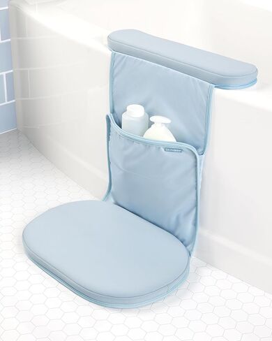 Skip Hop Non-Slip Baby Bath Mat, Moby, Grey in Saudi Arabia