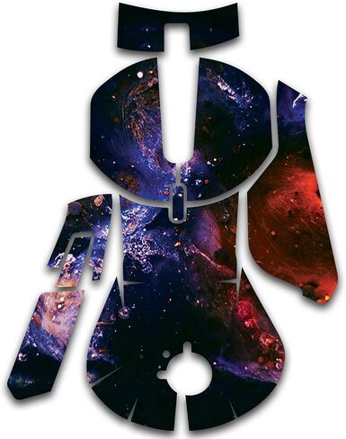 MightySkins Skin Compatible with SteelSeries Rival 5 Gaming Mouse - Andromeda | Protective, Durable, and Unique Vinyl Decal wrap Cover | Easy to Apply, Remove, and Change Styles | Made in The USA in Saudi Arabia