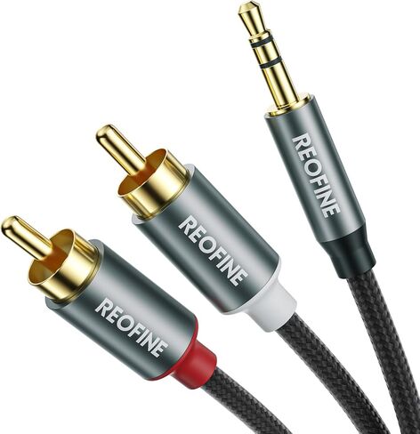 3.5 مم إلى RCA Cable (5feet/1.5m) ، 3.5 مم 1/8 إلى RCA 2-MALE ، محول مقبس سماعة الرأس HIFI Sound Sound Flitter للهواتف الذكية ، مشغلات MP3 ، أجهزة الكمبيوتر المحمولة ، الكمبيوتر اللوحي ، مكبر صوت in Kuwait