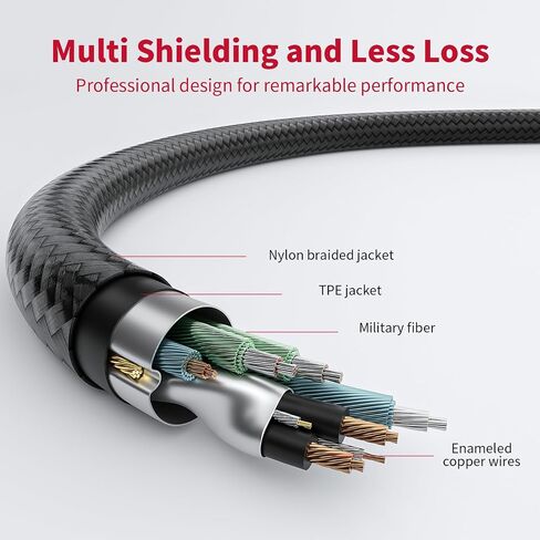 3.5 مم إلى RCA Cable (5feet/1.5m) ، 3.5 مم 1/8 إلى RCA 2-MALE ، محول مقبس سماعة الرأس HIFI Sound Sound Flitter للهواتف الذكية ، مشغلات MP3 ، أجهزة الكمبيوتر المحمولة ، الكمبيوتر اللوحي ، مكبر صوت in Kuwait