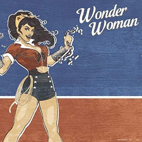 ألعاب Skinit Scenit Gaming Skin متوافقة مع وحدة التحكم PS4 وحزمة التحكم - تصميم Warner Bros Wonder Bombshell المرخص رسميًا in Saudi Arabia