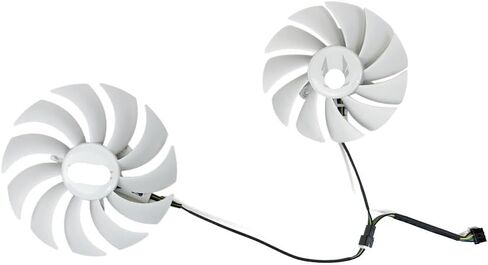 Cooling Fan 89MM 100MM 4PIN GAA8S2U GA922S2U RTX 3060 GPU Fan Compatible with RTX 3060 Ti AMP White 3070 White GPU Fan(Brown) in Saudi Arabia