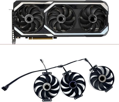 Cooler Fan CF9010U12D CF1010U12S T129215SU 90mm 7PIN RTX3070 GPU Cooler Compatible with RTX 3070 3060 Ti Megalodon Gaming GPU(ABC) in Saudi Arabia