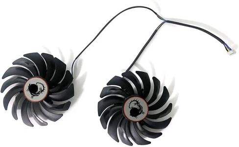 Cooling Fan 95MM 4PIN PLD10010S12HH Compatible with RX 470 480 570 580 GTX 1080Ti 1080 1070 1060 Gaming GPU Fan in Saudi Arabia