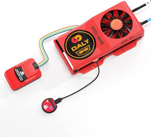 DALY BMS Parallel Module 1A+ LIFEPO4 SMART BMS 8S 24V 200A مع مروحة التبريد UART RS485 CAN BLUETOOTH BMS PRAMETRAMER in Saudi Arabia