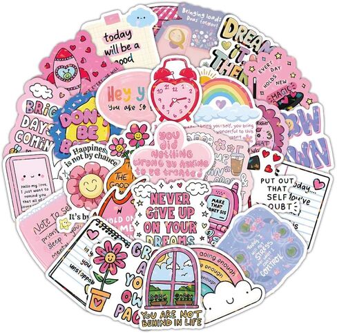 100PCS Motivational Words Stickers for Adults, Holoraphic Waterproof Vinyl Inspirational Quote Stickers for Water Bottle Laptop Journaling Scrapbook in Saudi Arabia