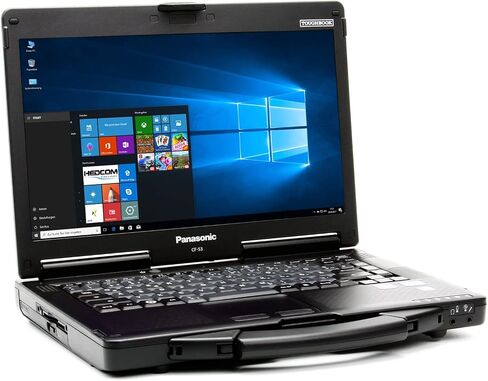 Toughbook Panasonic Toughbook CF-53 MK4, i5-4310M @2.00GHz, 14-inch HD Touchscreen, 8GB, 256GB SSD, Windows 10 Pro, Wi-Fi, Bluetooth, DVD, GPS, 4G LTE (Renewed) in Saudi Arabia