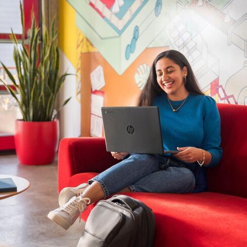 HP 2023 Chromebook Laptop ، شاشة 14 بوصة ، معالج Intel Celeron N4120 ، ذاكرة الوصول العشوائي 4 جيجابايت ، 64 جيجابايت EMMC ، Intel UHD Graphics 600 ، WiFi ، Bluetooth ، Chrome OS ، Modern Gray (متجدد) in Saudi Arabia