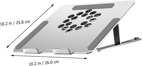 Laptop Cooling Pad with Adjustable Height and RGB Light Effect Fan for Laptops Under Laptop Stand for Enhanced Cooling and Craftsmanship in Saudi Arabia