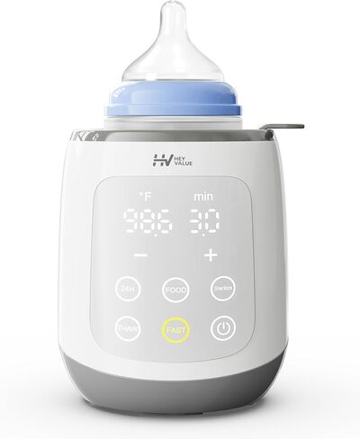 Bottle Warmer, 10-in-1 Fast Baby Bottle Warmer for Breastmilk or Formula with Timer, IMD LED Display, Accurate Temperature Control, Automatic Shut-Off, BPA-Free, Bottle Warmers for All Bottles (Pink) in Kuwait