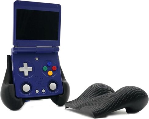 Grip 2-in-1 لـ RG34XX SP بواسطة JCSFY مقابض مزودة باللون الأسود لألوان anbernic sp ذات اللون الكثيف | فتحات في جهاز الألعاب المحمول in Kuwait