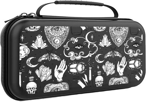 Esoteric Switch Case For Nintendo Switch/Switch OLED, with 20 Games Cartridges Alchemy Mystic Protective Travel Carrying Case Pouch for Console & Accessories MB336 in Saudi Arabia