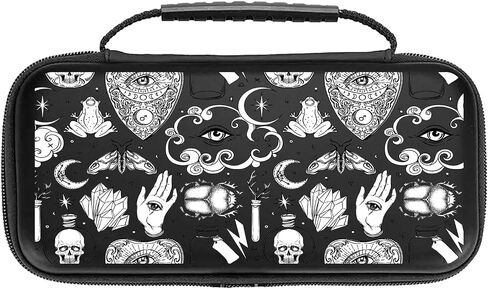 Esoteric Switch Case For Nintendo Switch/Switch OLED, with 20 Games Cartridges Alchemy Mystic Protective Travel Carrying Case Pouch for Console & Accessories MB336 in Saudi Arabia