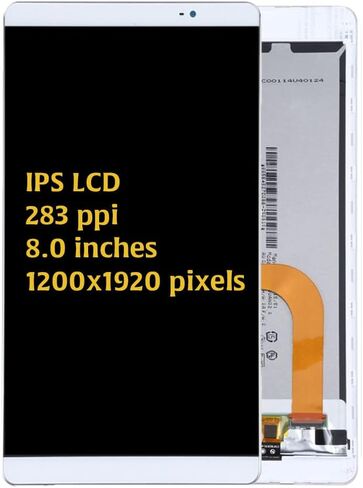 A-Mind لـ Huawei MediaPad M2 8.0 بوصة استبدال الشاشة M2-801L M2-803L M2-802L LCD Display Digitizer مجموعة كاملة مع مجموعات أدوات الإصلاح (أبيض) in Kuwait