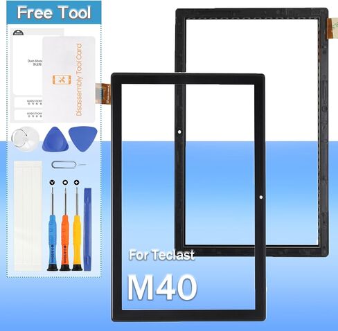 استبدال شاشة اللمس لـ Teclast M40 Tablet 10.1 بوصة DH-10329A1-GG-FPC749-V2.0 (مع الإطار) اللوحة اللمسة اللوحة الأرقام الزجاجية مع أدوات (لا تشمل LCD) in Saudi Arabia