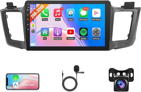 Naifay Android Car Radio for Toyota RAV4 (Fit J.B.L الإصدار) 2013 2014 2015 2015 2017 2018 ، 10.1inch touch screen for toyota rav4 und in Kuwait