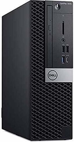 Dell Optiplex 7070 SFF سطح المكتب | CORE I7-9700 - محرك أقراص ثابت SSD 1 تيرابايت - ذاكرة الوصول العشوائي 32GB | 8 نوى @ 4.7 جيجاهرتز وين 11 برو بلاك (متجدد) in Saudi Arabia