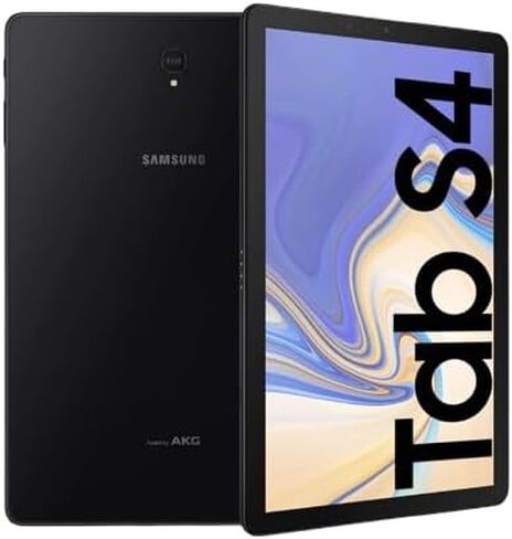 Samsung Galaxy Tab S4 10.5 "64GB WiFi + Cellular Black S Pen مدعوم ، DEX Mode Android Tablet (متجدد) in Saudi Arabia