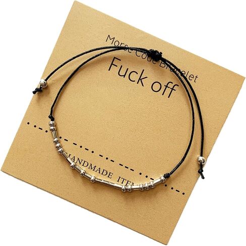 Honaer Morse Code Bracelets Jewelry Gifts for Women Friend in Saudi Arabia