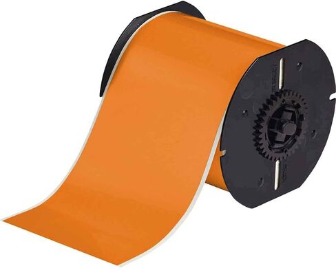 Brady B30C-4000-569-OR 100' Length x 4" Width, B-569 Hi-Performance Polyester, Orange BBP31 Low-Halide Tape in Saudi Arabia