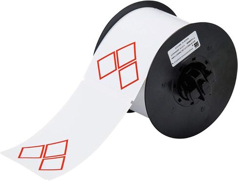 Brady B30-261-7569-CLP3A Vinyl Film, 3.000" x 4.000" BBP31 2 Color GHS Vinyl Tape - 3 Diamond (1 Roll of 270 Labels ) in Saudi Arabia