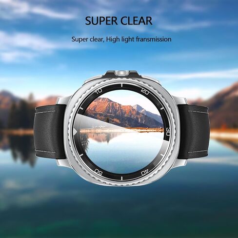 4 Pack Premium Screen Protector for Samsung Galaxy Watch 8 40mm Tempered Glass Film 9H Hardness,Ultra Resistant,Anti-Fingerprints,No Bubbles,HD-Clear,Easy Install in Kuwait