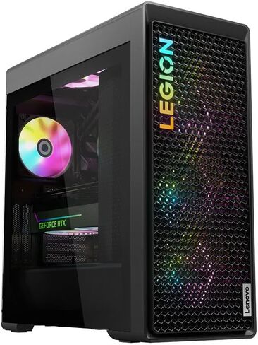 Lenovo Legion Tower Gaming Desktop, AMD Ryzen 5 7600 6 Core Processor, GeForce RTX 4060, 32GB DDR5 RAM, 2TB SSD + 2TB HDD, Keyboard & Mouse, WiFi 6E, Ethernet, Windows 11 Home in Saudi Arabia