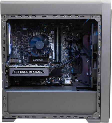 Lenovo Legion Tower Gaming Desktop, AMD Ryzen 5 7600 6 Core Processor, GeForce RTX 4060, 32GB DDR5 RAM, 2TB SSD + 2TB HDD, Keyboard & Mouse, WiFi 6E, Ethernet, Windows 11 Home in Saudi Arabia