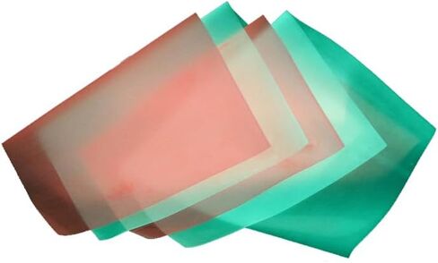 Pack of 2 Sheets Glow Sabiki Rig UV Luminous Thin Skin Film Croaker Mackerel seafishing Lure Krill Shrimp Back Fly Tying Materials in Kuwait