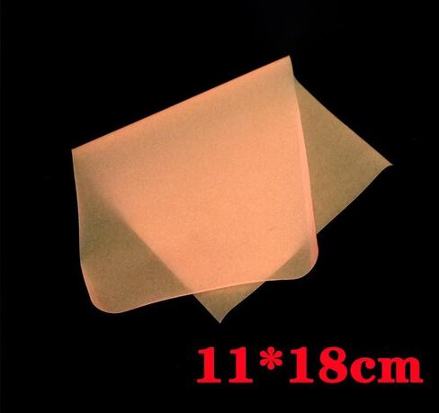 Pack of 2 Sheets Glow Sabiki Rig UV Luminous Thin Skin Film Croaker Mackerel seafishing Lure Krill Shrimp Back Fly Tying Materials in Kuwait