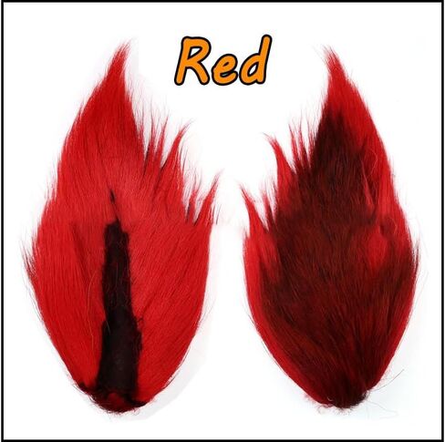 حزمة من 1 bucktail ذبابة ربط المواد الغزلان ذيل الذرات والطيران ربط الغزلان ذيل الشعر الدعابة السحب مجموعة متنوعة من خيارات الألوان in Kuwait