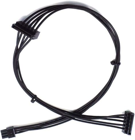 2 حزمة Sata 15 Pin x2 إلى Mini 6 Pin ATX متوافقة مع Dell Inspiron 3668 3653 3650 HDD SATA Cable Cable Placem in Saudi Arabia