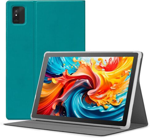 Android Tablet ، 10.1 بوصة قرص مع علبة ، Android 15 أقراص للبالغين ، أو ثمان النواة ، وذاكرة RAM 64GB 64 جيجابايت ، و 1 تيرابايت قابلة للتوسيع ، واي فاي 6 ، GPS ، الكاميرا المزدوجة ، بطارية 5000 مللي أمبير في الساعة-الفضة in Kuwait