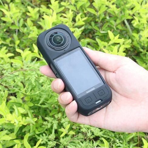X5 Silicone Case for Insta360 X5 Action Camera Cover Cover Cover Cover Cover Wuster Sleeve Sleeve (Style A) in Saudi Arabia