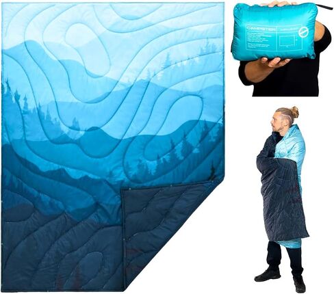 Sitpack Thermal Blanket - Lightweight, Packable, Puffy, Waterproof and Packable Camping Blanket for Travel, Beach, Hammock, and Outdoor Use in Kuwait