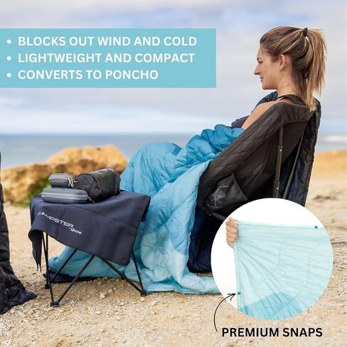 Sitpack Thermal Blanket - Lightweight, Packable, Puffy, Waterproof and Packable Camping Blanket for Travel, Beach, Hammock, and Outdoor Use in Kuwait