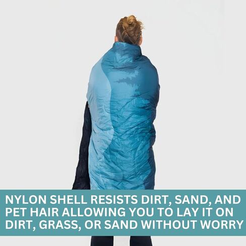 Sitpack Thermal Blanket - Lightweight, Packable, Puffy, Waterproof and Packable Camping Blanket for Travel, Beach, Hammock, and Outdoor Use in Kuwait