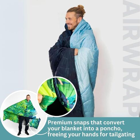 Sitpack Thermal Blanket - Lightweight, Packable, Puffy, Waterproof and Packable Camping Blanket for Travel, Beach, Hammock, and Outdoor Use in Kuwait