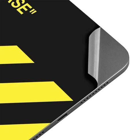 Skinit Decal Tablet Skin Compatible with iPad Mini 7 (2025) - Pink and Grey Stripes Design in Saudi Arabia