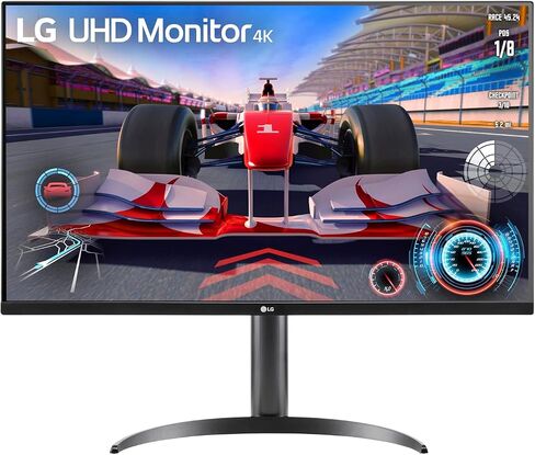 LG 32UR550K-B 32 بوصة ULTRAFINE 4K UHD (3840 × 2160) شاشة الكمبيوتر ، HDR10 ، 60Hz ، HDMI ، DisplayPor in Kuwait