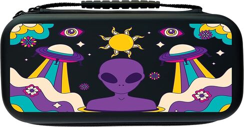 حالة غريبة ل Nintendo Switch Cute Nature Reshetics Switch OLED CASE PROMEDELIC GROOVY CONSOLE CASED SARTLE SARTESS FOR NINTENDO MB312 in Saudi Arabia