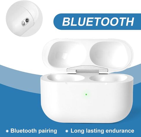 استبدال حالة الشحن اللاسلكي لـ AirPod Pro ، متوافق مع الجيل الأول والثاني ، الأبيض in Saudi Arabia