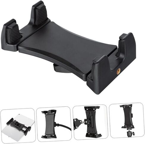 POPETPOP Rotating Phone Clip for Tripods Multi-Functional Tablet Holder Adapter 360° Adjustable Photography Stand for Smartphones and Tablets in Saudi Arabia