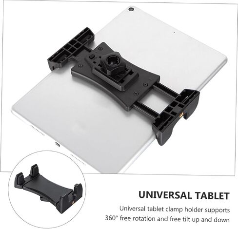 POPETPOP Rotating Phone Clip for Tripods Multi-Functional Tablet Holder Adapter 360° Adjustable Photography Stand for Smartphones and Tablets in Saudi Arabia