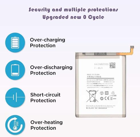 بطارية Galaxy A51 ، 2025 بطارية جديدة تم ترقيتها لـ Samsung Galaxy A51 SM-A515F SM-A515F/DS ، EB-BA515ABY مع مجموعة أدوات الإصلاح بالكامل إزالة in Kuwait