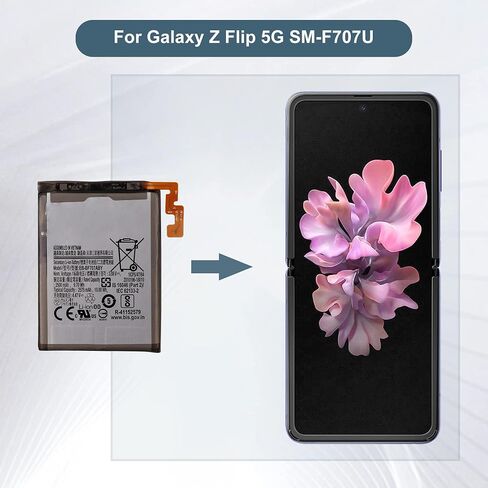 Replacement Battery EB-BF707ABY Compatible with Samsung Galaxy Z Flip 5G SM-F707U Main Battery with Tools in Saudi Arabia